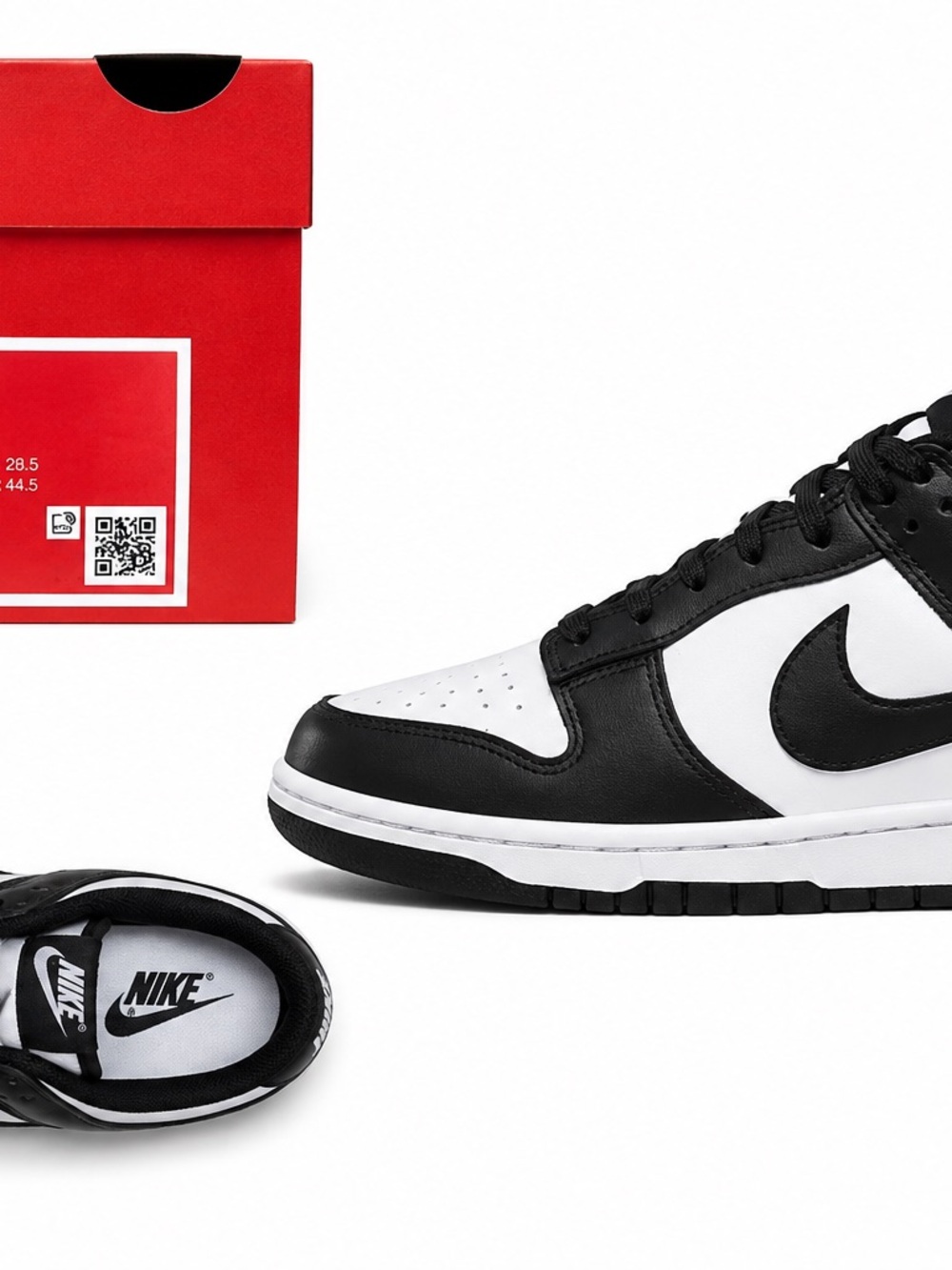 Nike Black and White Low-Top Sneakers